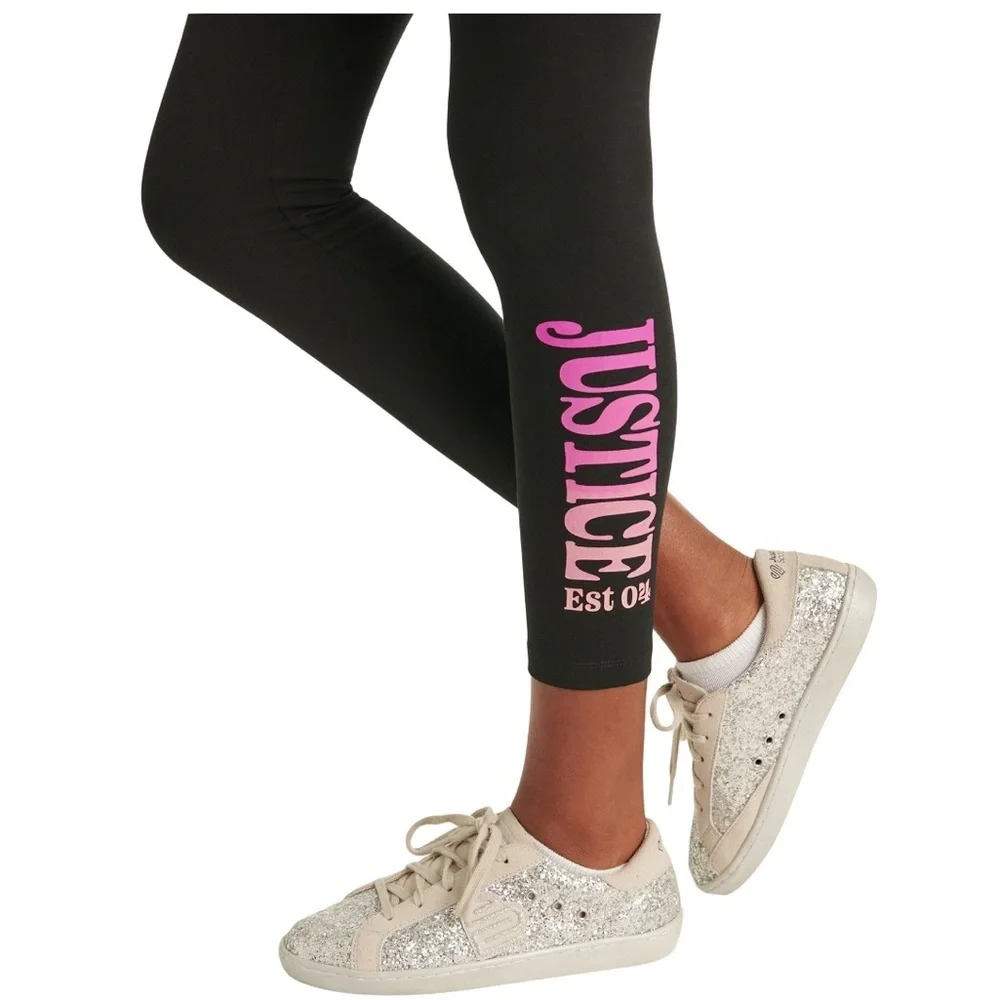 Justice Girls Everyday Faves Graphic Leggings